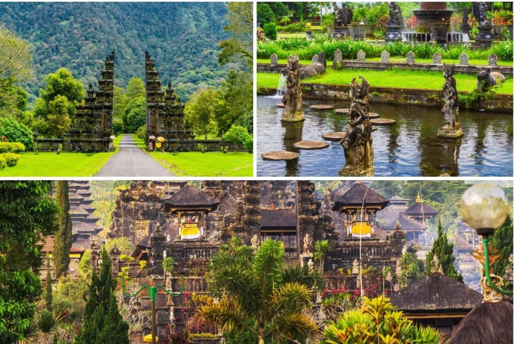 East Bali Exploration – Heaven’s Gate, Tirta Gangga & Besakih Temple
Step into the spiritual side of Bali – ancient gates, water palaces, and mountaintop temples await.
Explore the spiritual heart of Bali starting with the iconic Gates of Heaven at Lempuyang Temple, a picture-perfect spot with Mount Agung as the backdrop. Continue to Tirta Gangga, a former royal water palace filled with fountains and fish ponds. Conclude the day with a visit to Besakih Temple, the largest and holiest temple complex in Bali.