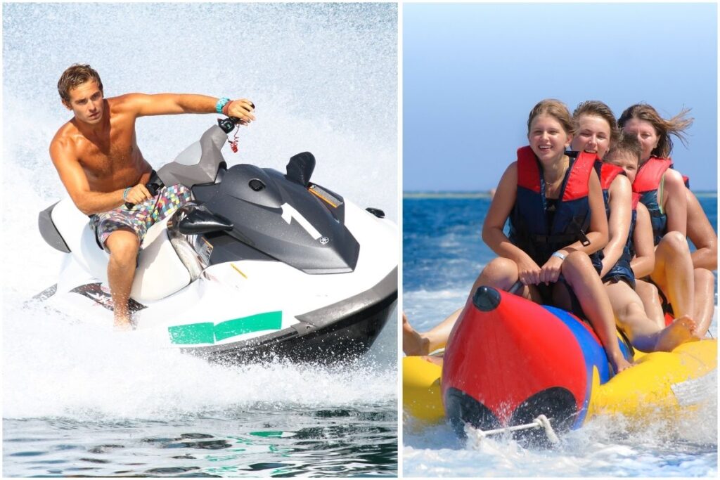 Splash & Fun – Water Sports Adventure
Wrap your Bali journey with adrenaline-packed water fun
On your final day, enjoy thrilling water adventures at Tanjung Benoa Beach. Ride the waves on a Jet Ski and hold tight during a fun-filled Banana Boat ride. A perfect way to end your unforgettable Bali escape